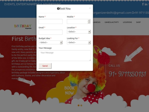 birthdayorganizer.in