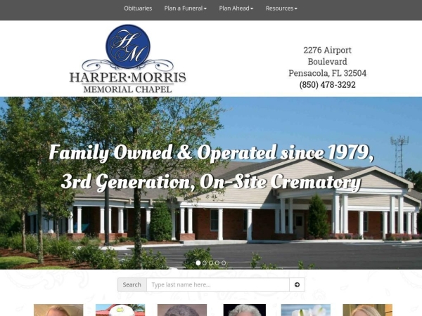 harpermorrismemorialchapel.com