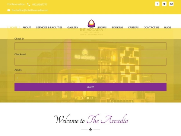 hotelthearcadia.com